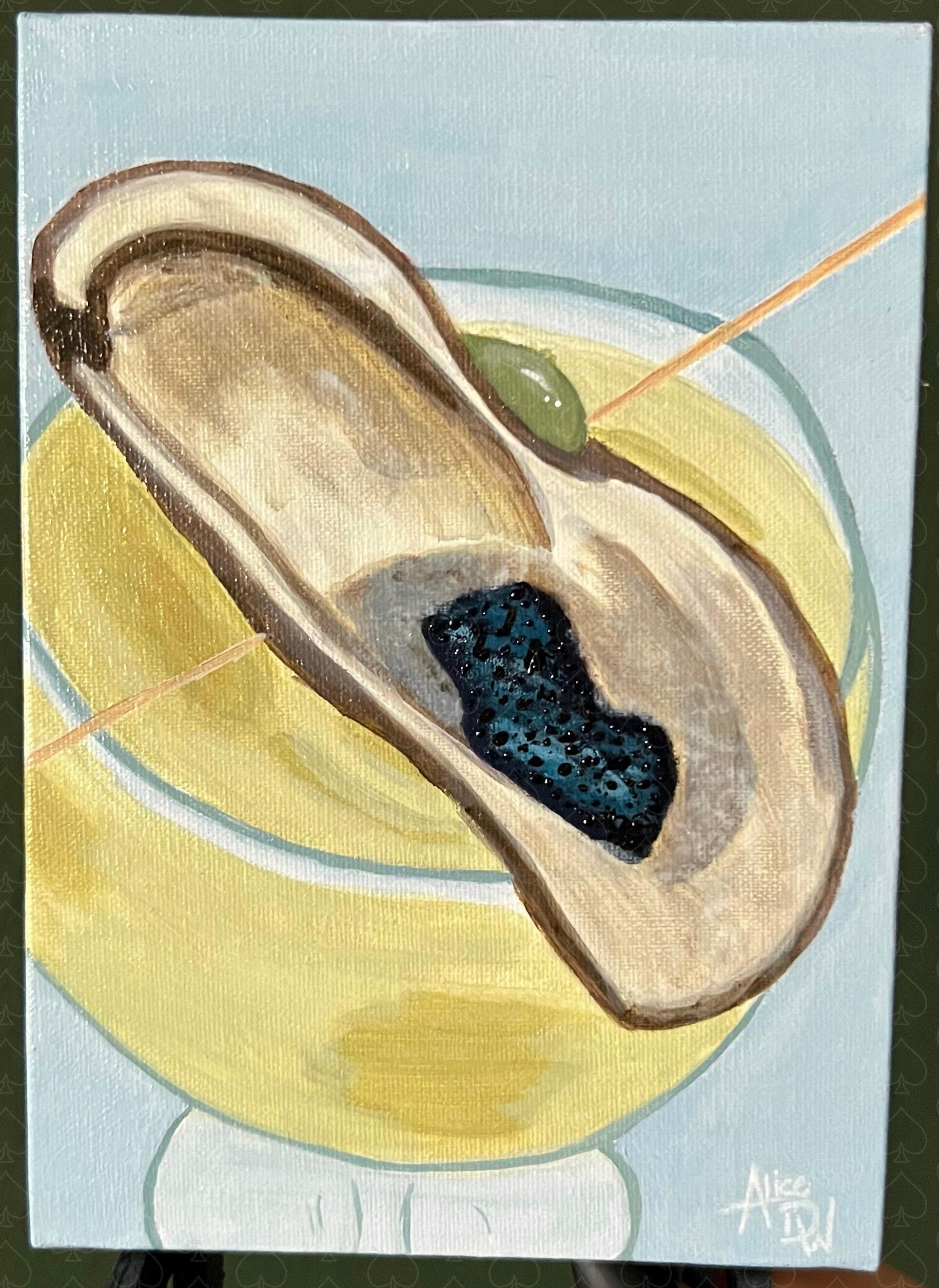 5x7” | caviar